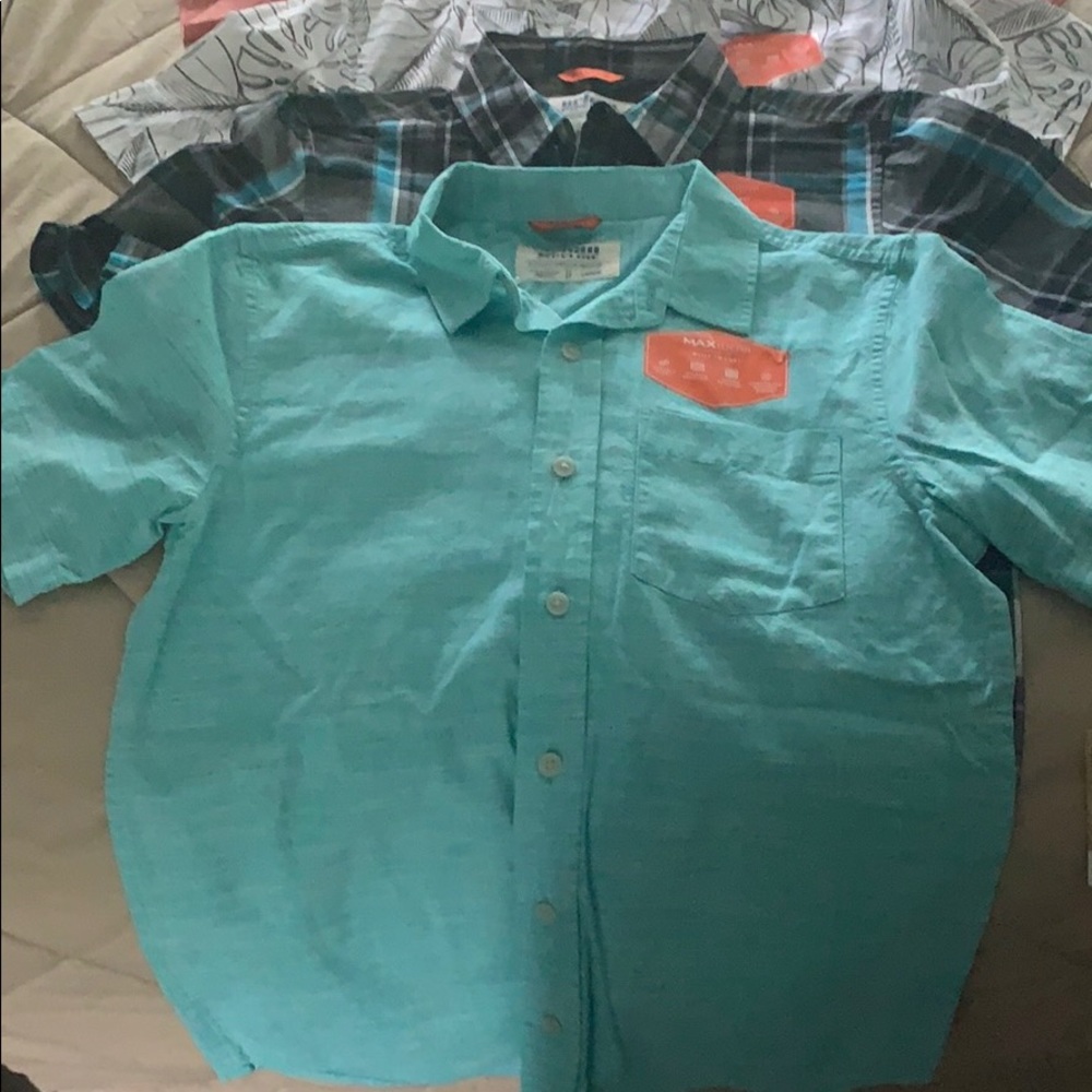 Boys short sleeve collared shirts - Picture 2 of 2